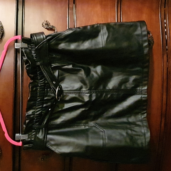 Forever 21 Dresses & Skirts - Forever 21 Plus Leather Look Paper bag Skirt 2X